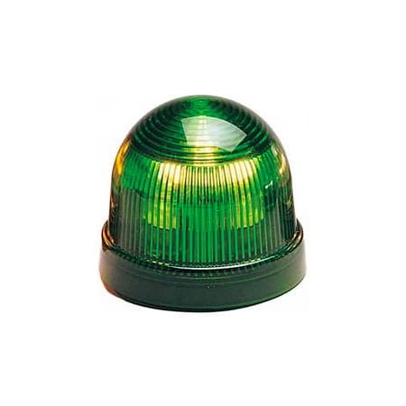Federal Signal StreamLine Low Profile LED Light, 90-240VAC, Green, 4 Flash Patterns LP22LED-090-240G